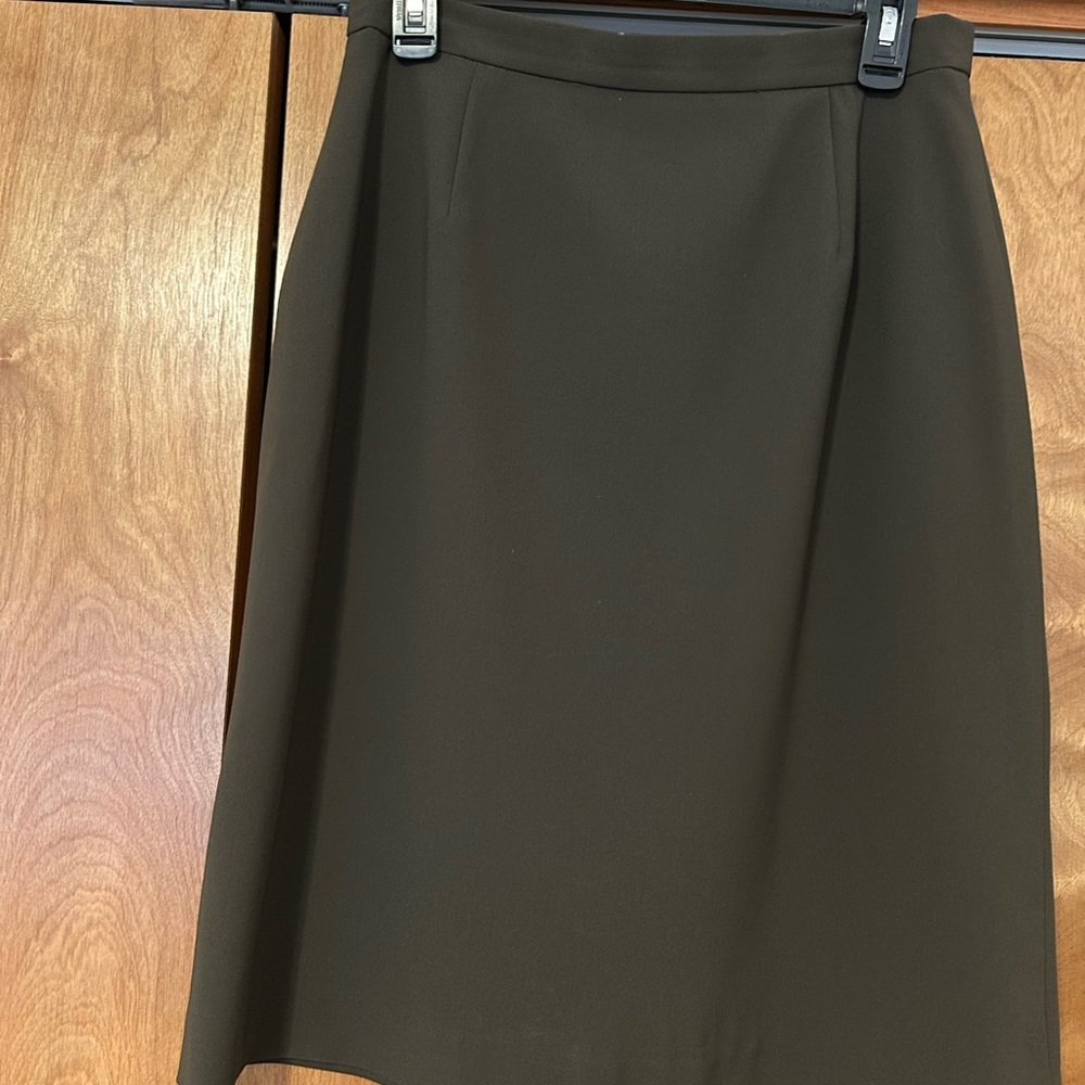 Classic Olive Green Women's Skirt
